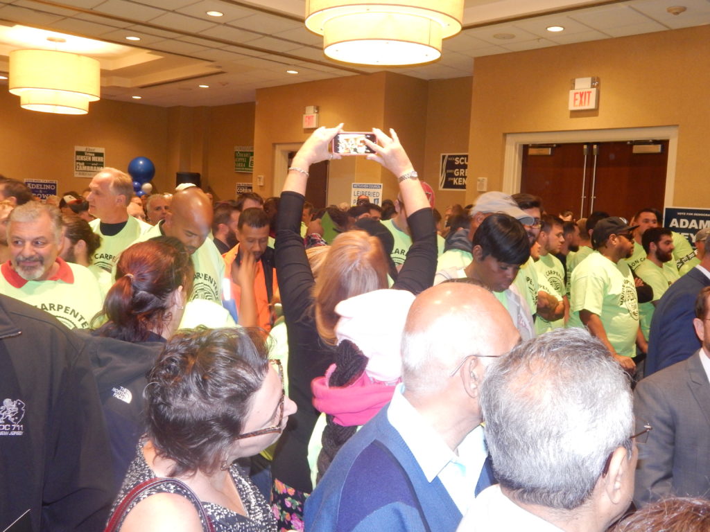 New Jersey Democratic State Committee Executive Director Liz Gilbert is stepping down to take a position with the Milwaukee DNC Host Committee.