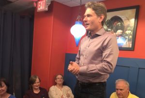 Freshman Congressman Rep. Tom Malinowski holds an informal town hall with constituents in Bernardsville, answering questions about immigration reform, impeachment, climate change and how the 2018 elections have changed the House of Representatives.
