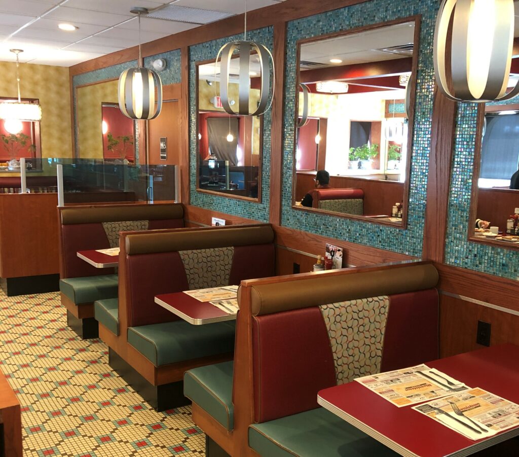 Diner booth