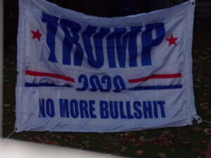 A sign close to the center of Franklinville.