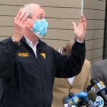 Governor Phil Murphy in Newark.