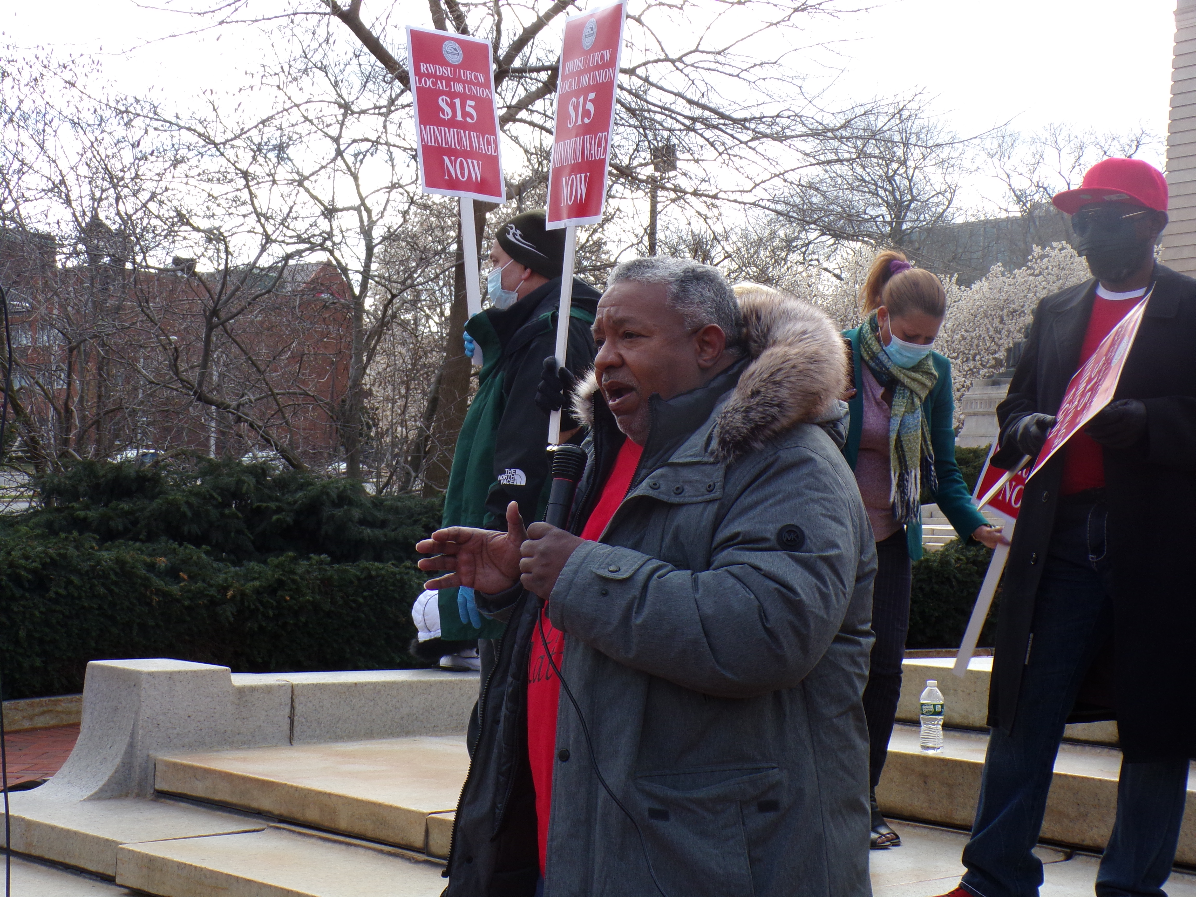 Labor Leader Charles Hall.