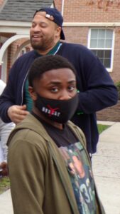 Bethea, foreground, with Dooley.