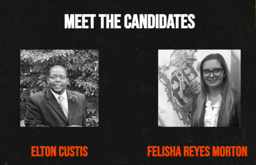 Elton Custis and Felisha Reyes Morton