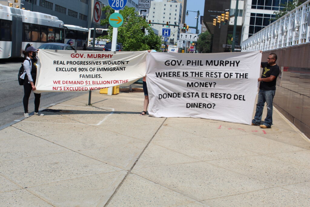 Newark protest of Murphy.
